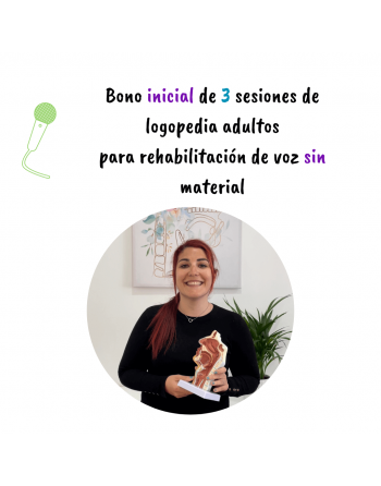 3 sesiones rehabilitación vocal