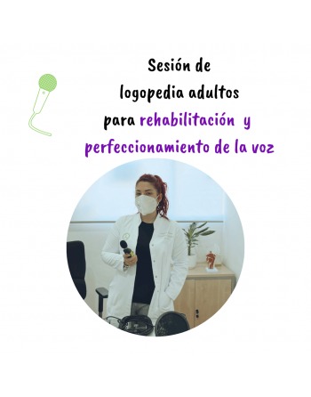 Sesión rehabilitación vocal