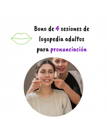 Bono logopedia 5 sesiones adultos para pronunciación