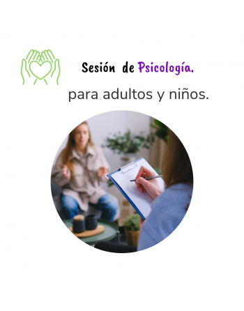 Sesión psicoterapia niños y adultos