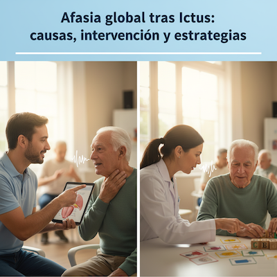 Afasia global tras Ictus: causas, intervención y estrategias