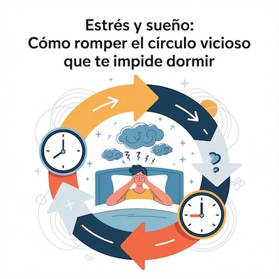 Estrés y sueño: cómo romper el círculo vicioso que te impide dormir