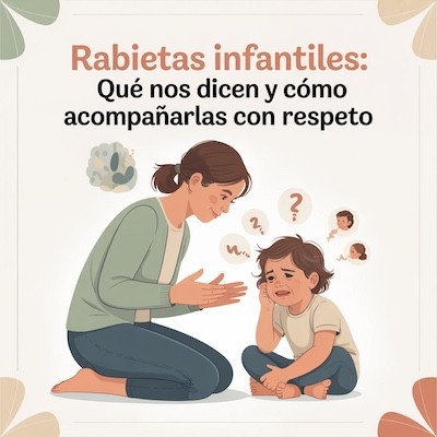 Rabietas infantiles: Qué nos dicen y cómo acompañarlas con respeto