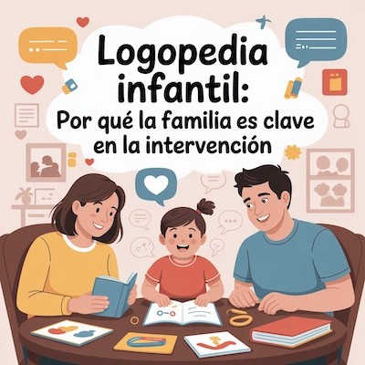 Logopedia infantil: por qué la familia es clave en la intervención