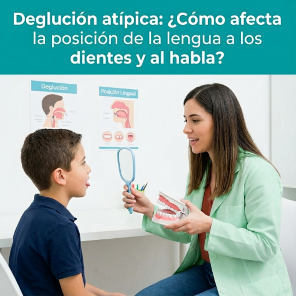 Deglución atípica: ¿Cómo afecta la posición de la lengua a los dientes y al habla?