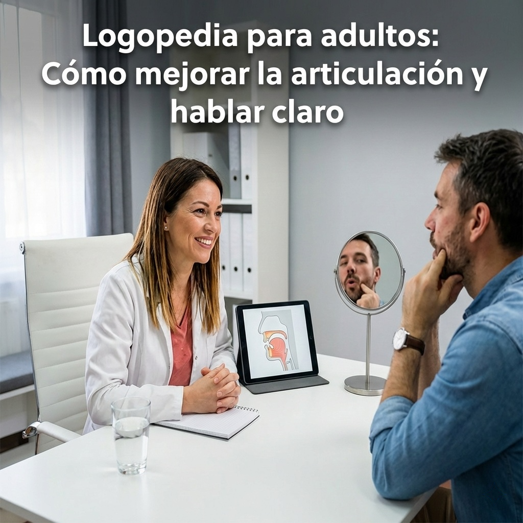 Logopedia para adultos: Cómo mejorar la articulación y hablar claro