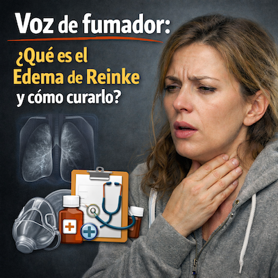 Voz de fumador: ¿Qué es el Edema de Reinke y cómo curarlo?