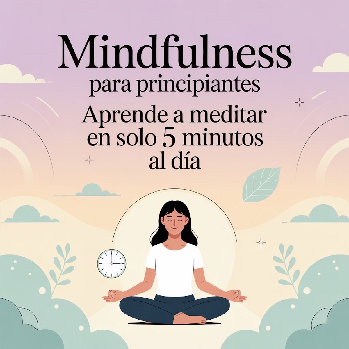 Mindfulness para principiantes: Aprende a meditar en solo 5 minutos al día