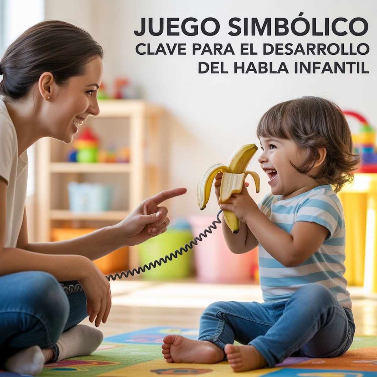 Juego simbólico: Clave para el desarrollo del habla infantil