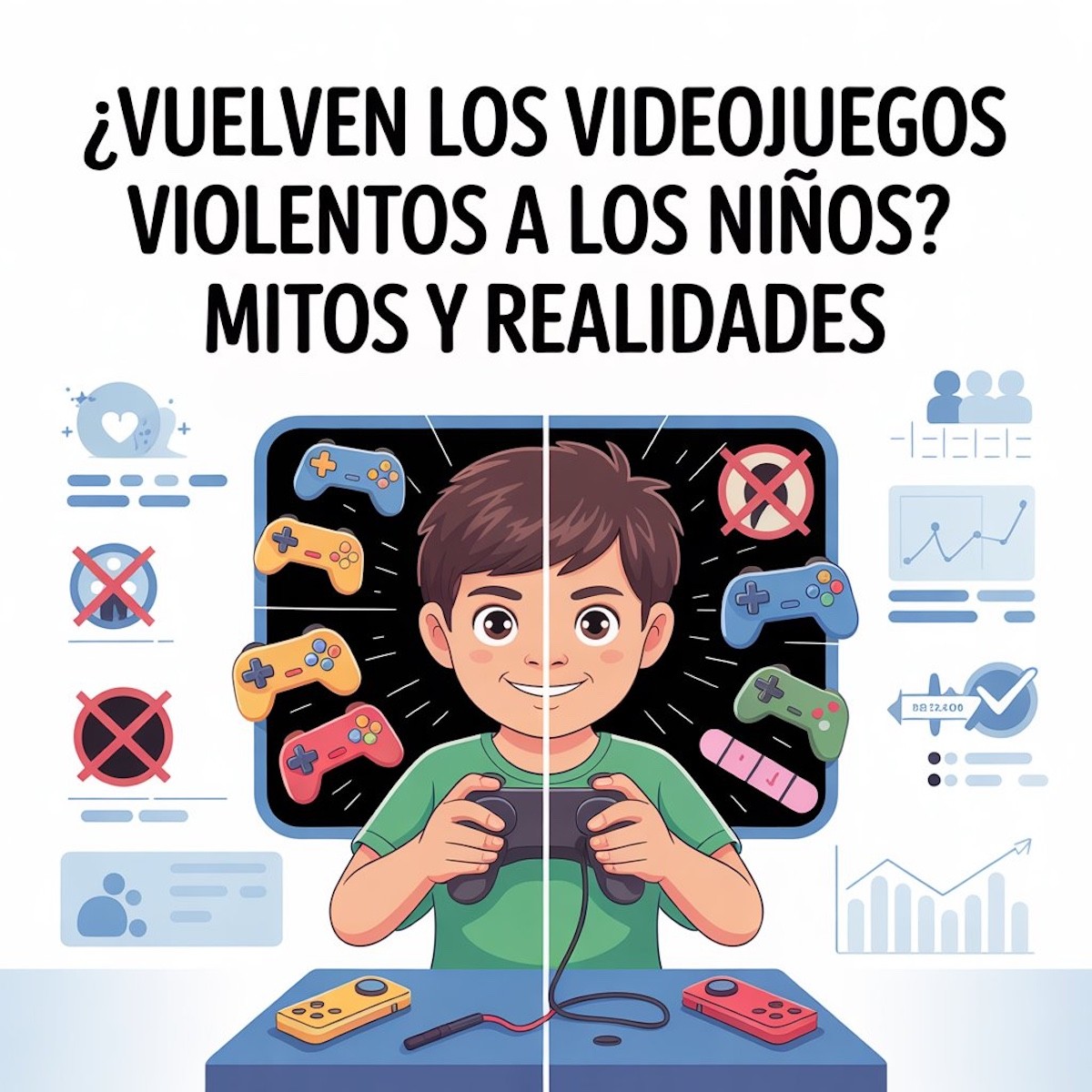 ¿Vuelven los videojuegos violentos a los niños? Mitos y realidades