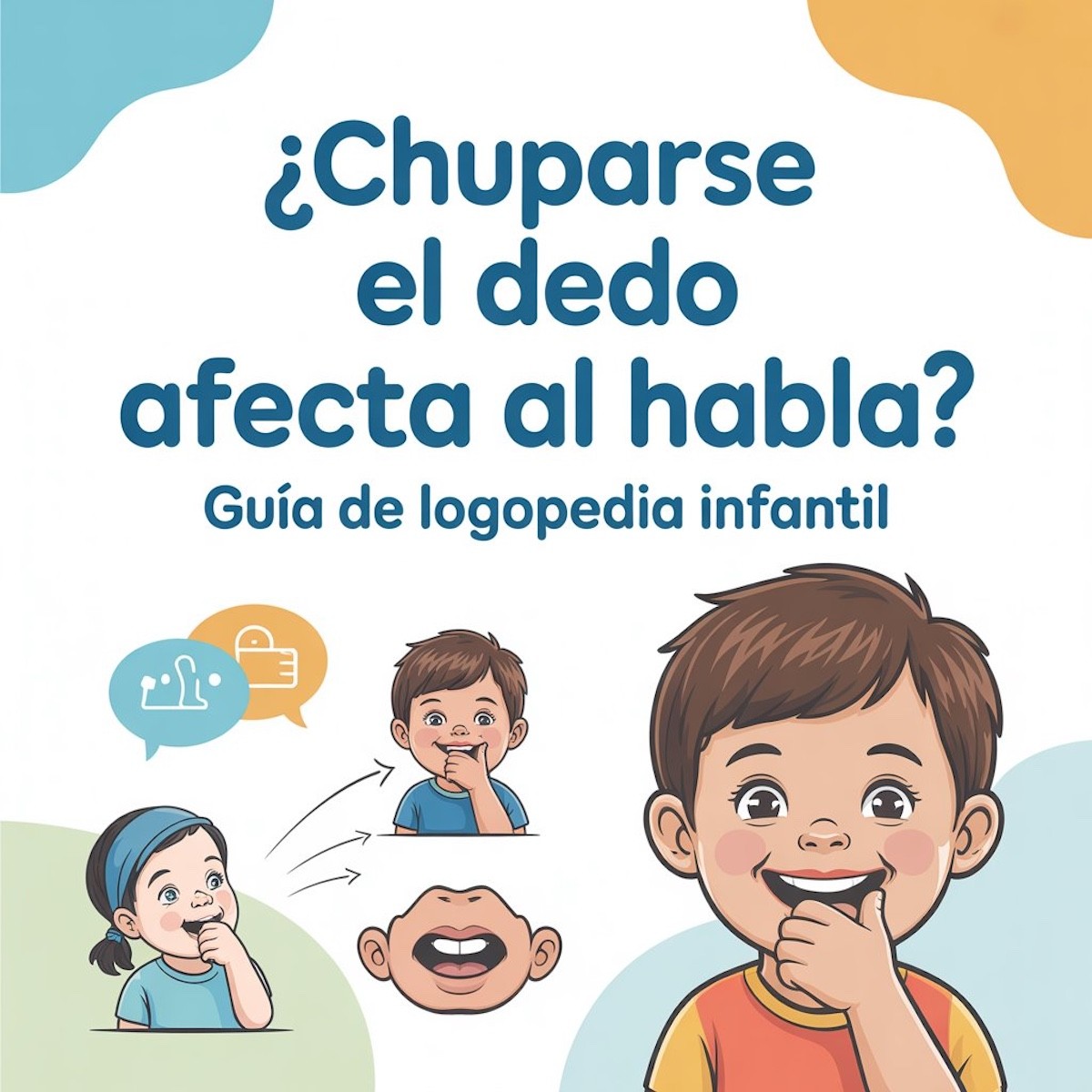 ¿Chuparse el dedo afecta al habla? Guía de logopedia infantil