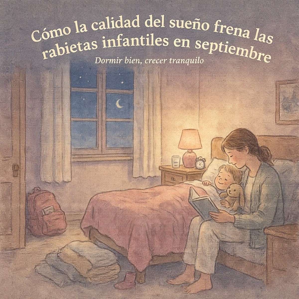 Cómo la calidad del sueño frena las rabietas infantiles en septiembre