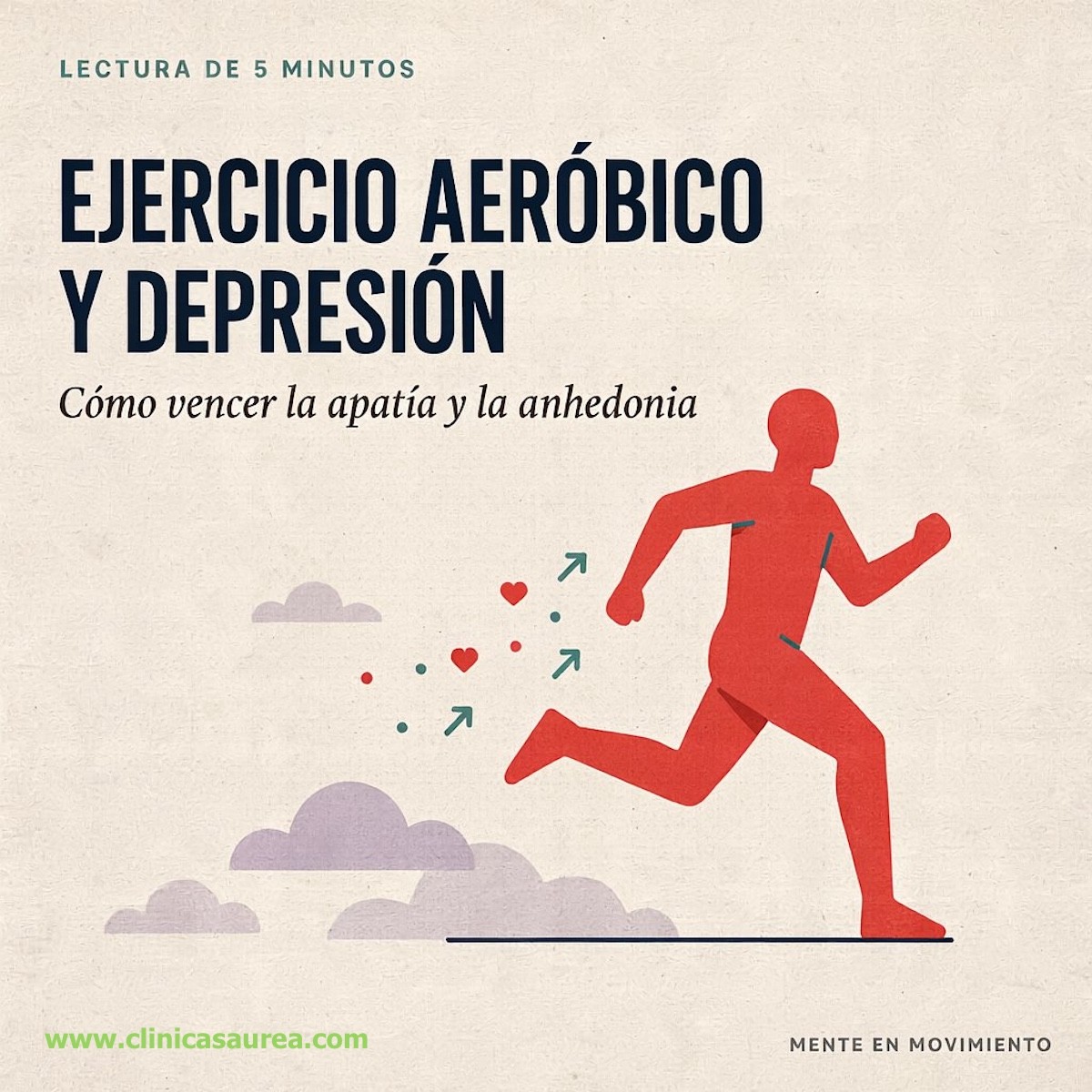 Ejercicio aeróbico y depresión: Cómo vencer la apatía y la anhedonia